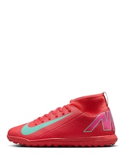 Nike Orange Kids Mercurial Superfly Club Turf Football Boots - Image 6 of 10