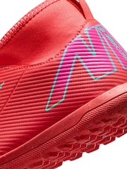 Nike Orange Kids Mercurial Superfly Club Turf Football Boots - Image 9 of 10