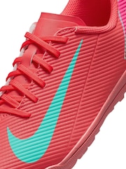 Nike Orange Kids Mercurial Vapor 16 Club Turf Football Boots - Image 7 of 7