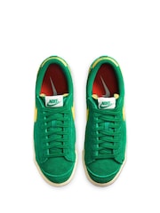 Nike Green Blazer Low '77 Vintage Trainers - Image 7 of 12