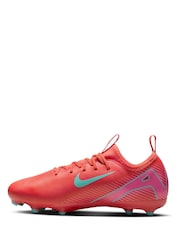 Nike Orange Kids Mercurial Zoom Vapor 16 Academy Multi Ground Football Boots - Image 2 of 9