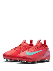Nike Orange Kids Mercurial Zoom Vapor 16 Academy Multi Ground Football Boots - Image 3 of 9