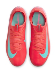 Nike Orange Kids Mercurial Zoom Vapor 16 Academy Multi Ground Football Boots - Image 4 of 9
