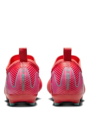 Nike Orange Kids Mercurial Zoom Vapor 16 Academy Multi Ground Football Boots - Image 5 of 9