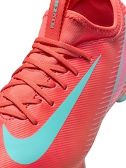 Nike Orange Kids Mercurial Zoom Vapor 16 Academy Multi Ground Football Boots - Image 7 of 9