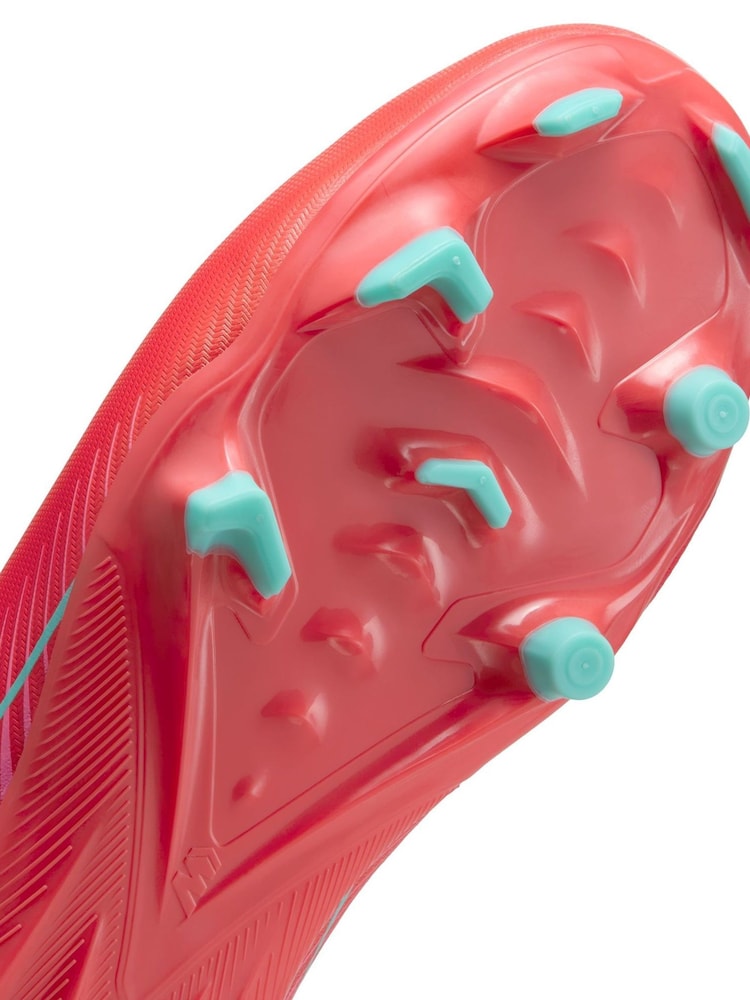 Nike Orange Kids Mercurial Zoom Vapor 16 Academy Multi Ground Football Boots - Image 9 of 9