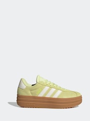adidas Yellow VL Court Bold Trainers - Image 1 of 9