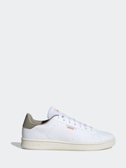 adidas White Urban Court Trainers - Image 1 of 9