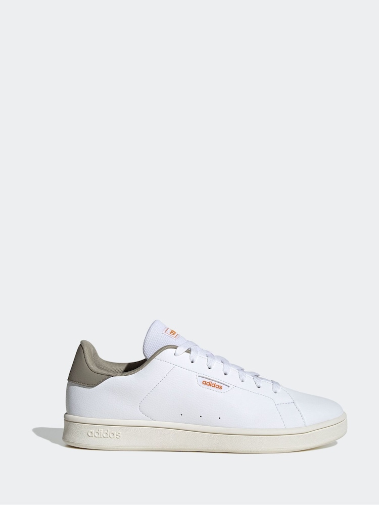adidas White Urban Court Trainers - Image 1 of 9