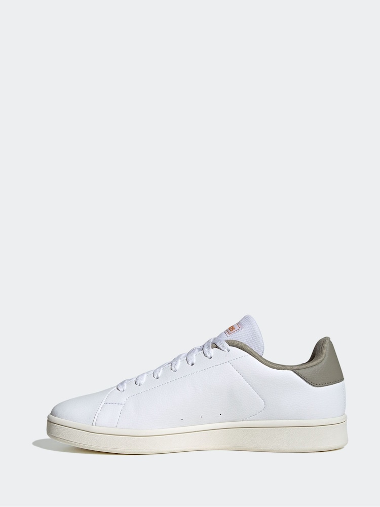 adidas White Urban Court Trainers - Image 2 of 9