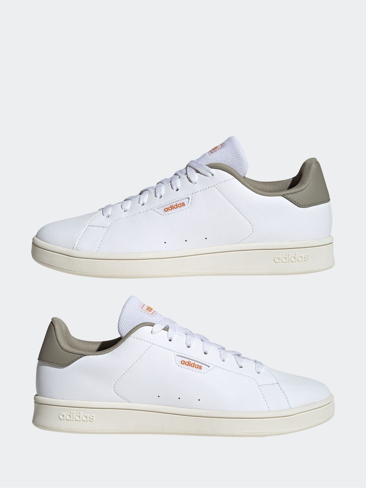 أبيض - حذاء رياضي Urban Court من adidas - Image 5 of 9