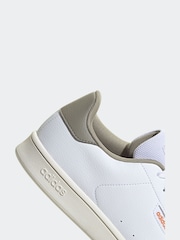 adidas White Urban Court Trainers - Image 8 of 9