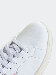 adidas White Urban Court Trainers - Image 9 of 9