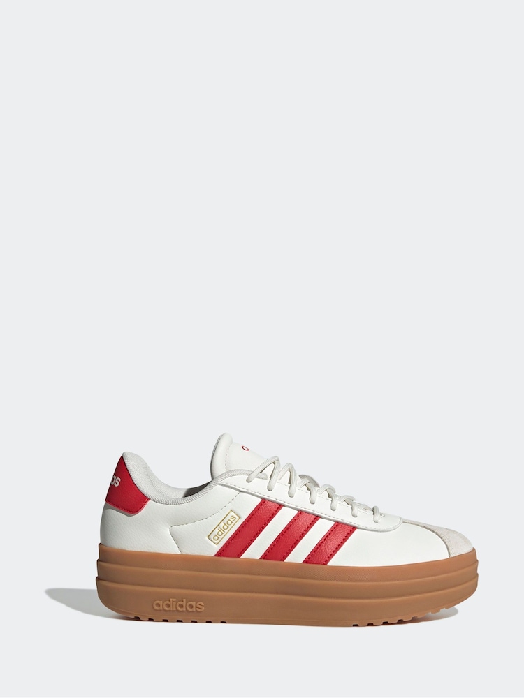 adidas White VL Court Bold Shoes - Image 1 of 4
