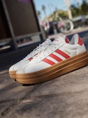 adidas White VL Court Bold Shoes - Image 8 of 18