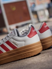 adidas White VL Court Bold Shoes - Image 9 of 18