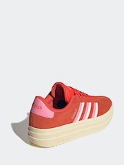 adidas Red VL Court Bold Trainers - Image 3 of 9