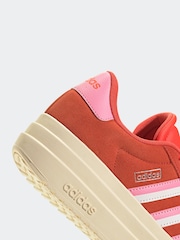 adidas Red VL Court Bold Trainers - Image 9 of 9