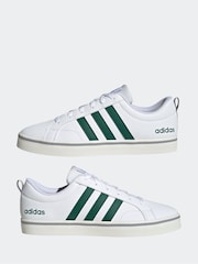 adidas White VS Pace Trainers - Image 3 of 9