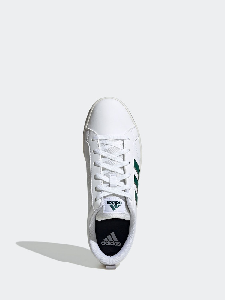 adidas White VS Pace Trainers - Image 5 of 9