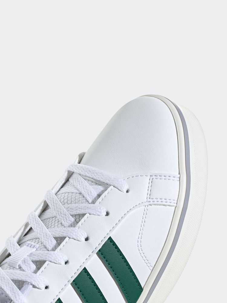 adidas White VS Pace Trainers - Image 7 of 9