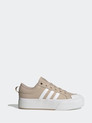 adidas Brown Bravada 2.0 Platform Trainers - Image 1 of 9
