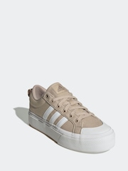adidas Brown Bravada 2.0 Platform Trainers - Image 3 of 9