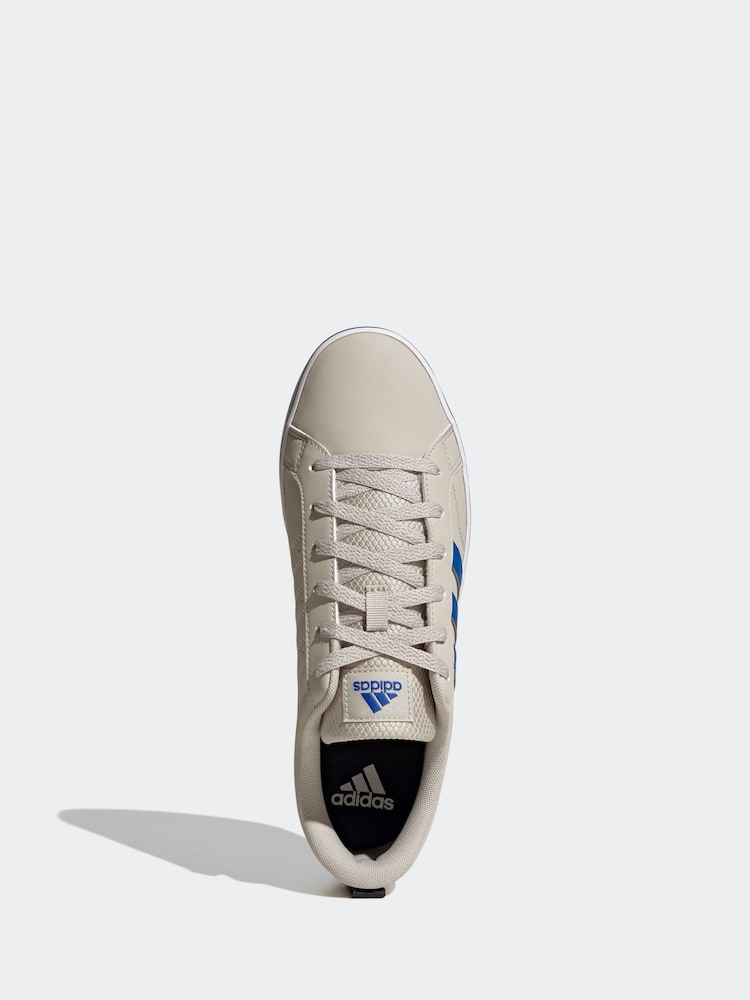adidas Cream VS Pace Trainers - Image 6 of 9