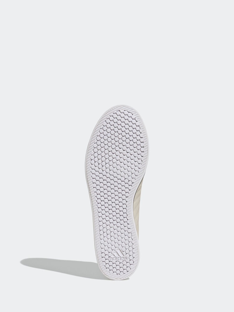 adidas Cream VS Pace Trainers - Image 7 of 9