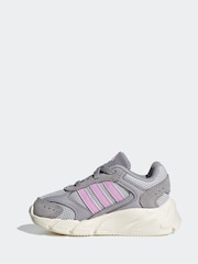 adidas Grey Light Crazy Chaos 200 Trainers - Image 2 of 10