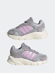 adidas Grey Light Crazy Chaos 200 Trainers - Image 6 of 10