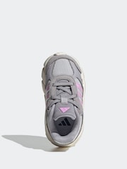 adidas Grey Light Crazy Chaos 200 Trainers - Image 7 of 10
