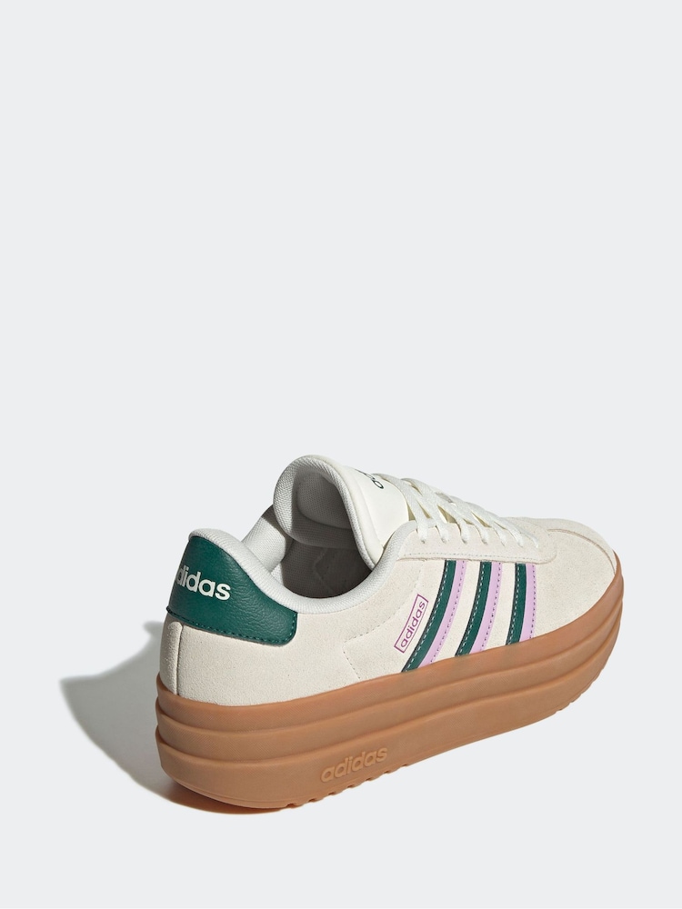 adidas White VL Court Bold Trainers - Image 11 of 17