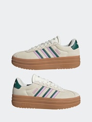adidas White VL Court Bold Trainers - Image 13 of 17