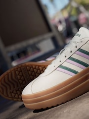 adidas White VL Court Bold Trainers - Image 2 of 17