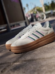 adidas White VL Court Bold Trainers - Image 8 of 17