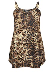 Yours Curve Natural Limited Double Metal Trim Cami Top - Image 5 of 5