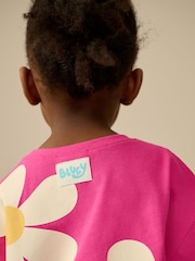 Pink Bluey Short Sleeve T-Shirt and Cycle Shorts Set (12mths-7yrs) - Image 5 of 9