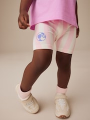 Lilac Purple Barbie Short Sleeve 100% Cotton T-Shirt and Cycle Shorts Set (3mths-7yrs) - Image 5 of 9