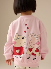 Pink Heart Peppa Pig Long Sleeve T-Shirt and Flare Leggings Set (3mths-7yrs) - Image 4 of 9