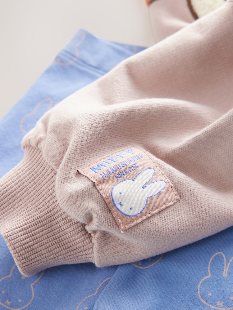 Rosa pálido - Conjunto de camisetas e leggings Miffy de manga comprida 100% algodão (3meses a7anos) - Imagem 10 de 10