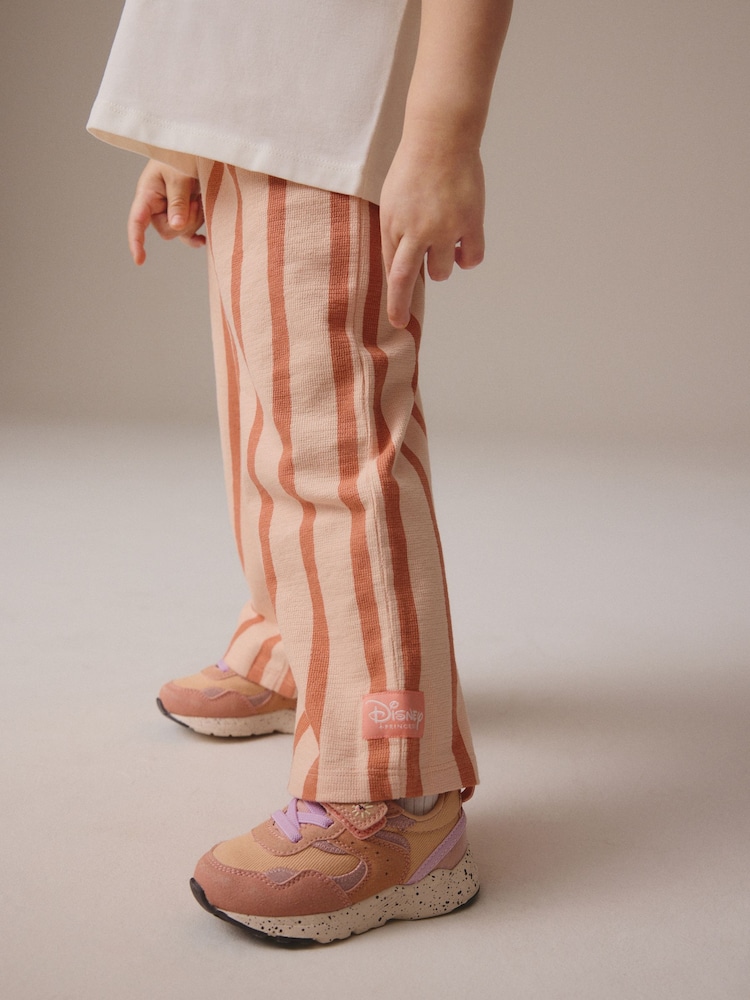 Cream - 100% Bumbac Disney Princess Tricou cu Mânecă Scurtă și Set de Pantaloni cu Picior Larg (3luni-7ani) - Image 3 of 5