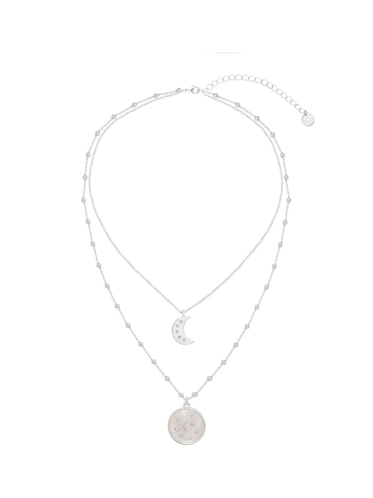посеребренный - Caramel Jewellery London 'Constellation' Necklace - Изображение 1 из 6