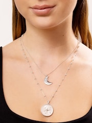 посеребренный - Caramel Jewellery London 'Constellation' Necklace - Изображение 5 из 6