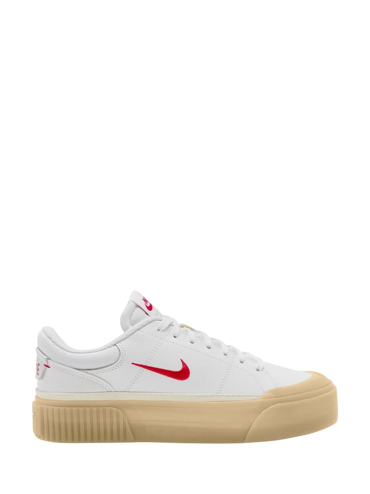 Nike White Court Legacy Lift Trainers - Image 1 of 4