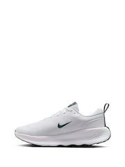 Nike White/Green Promina Walking Trainers - Image 4 of 11