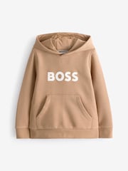 BOSS Natural Logo Hoodie - Image 1 of 1