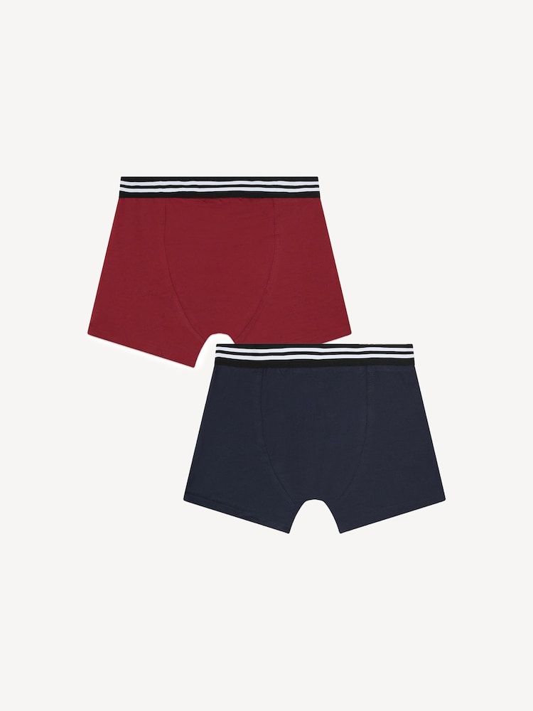 BOSS Dark Blue Logo Boxers 2 Pack - Image 2 of 7