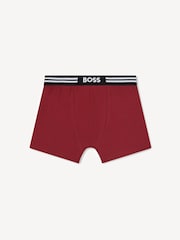 BOSS Dark Blue Logo Boxers 2 Pack - Image 5 of 7
