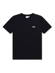 BOSS Black/Chrome Chest Logo T-Shirts 2 Pack - Image 3 of 6